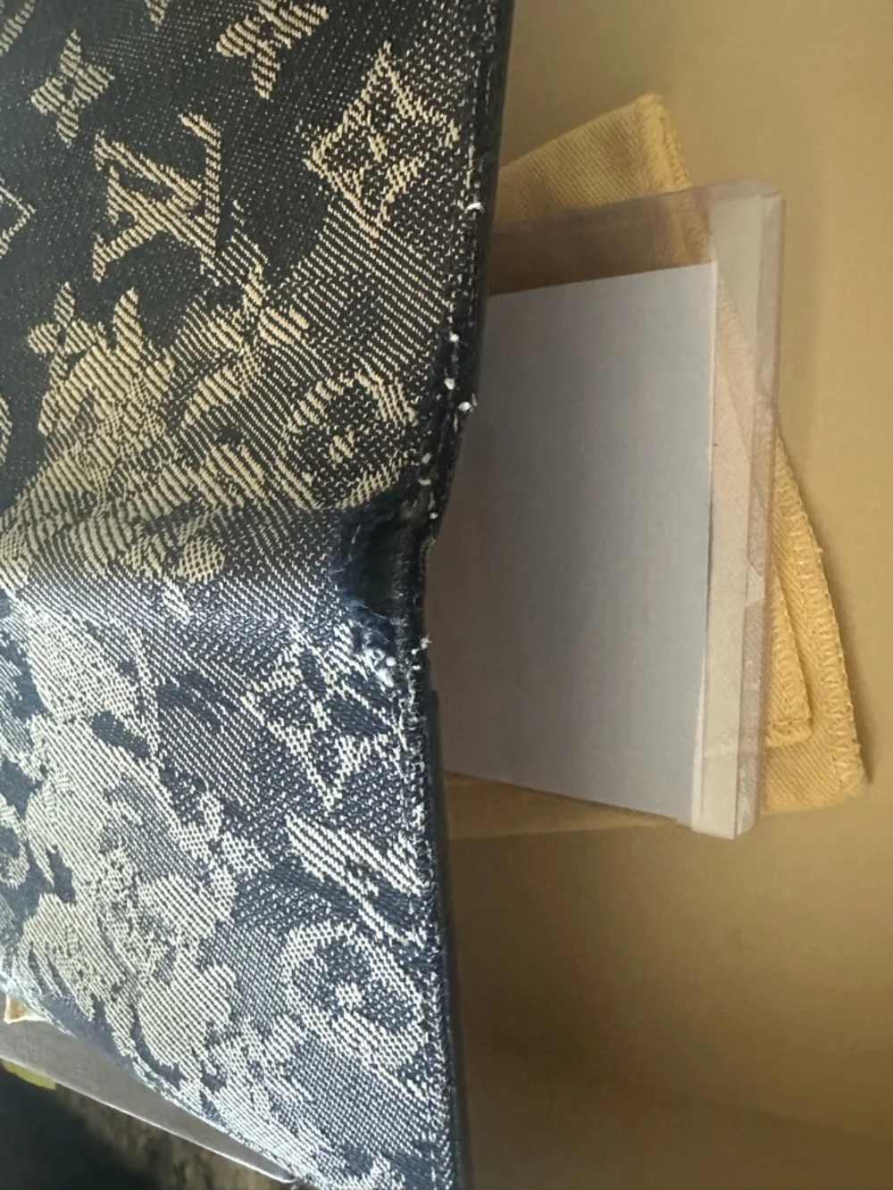 Louis Vuitton Blue Monogram Tapestry Brazzaville Wallet